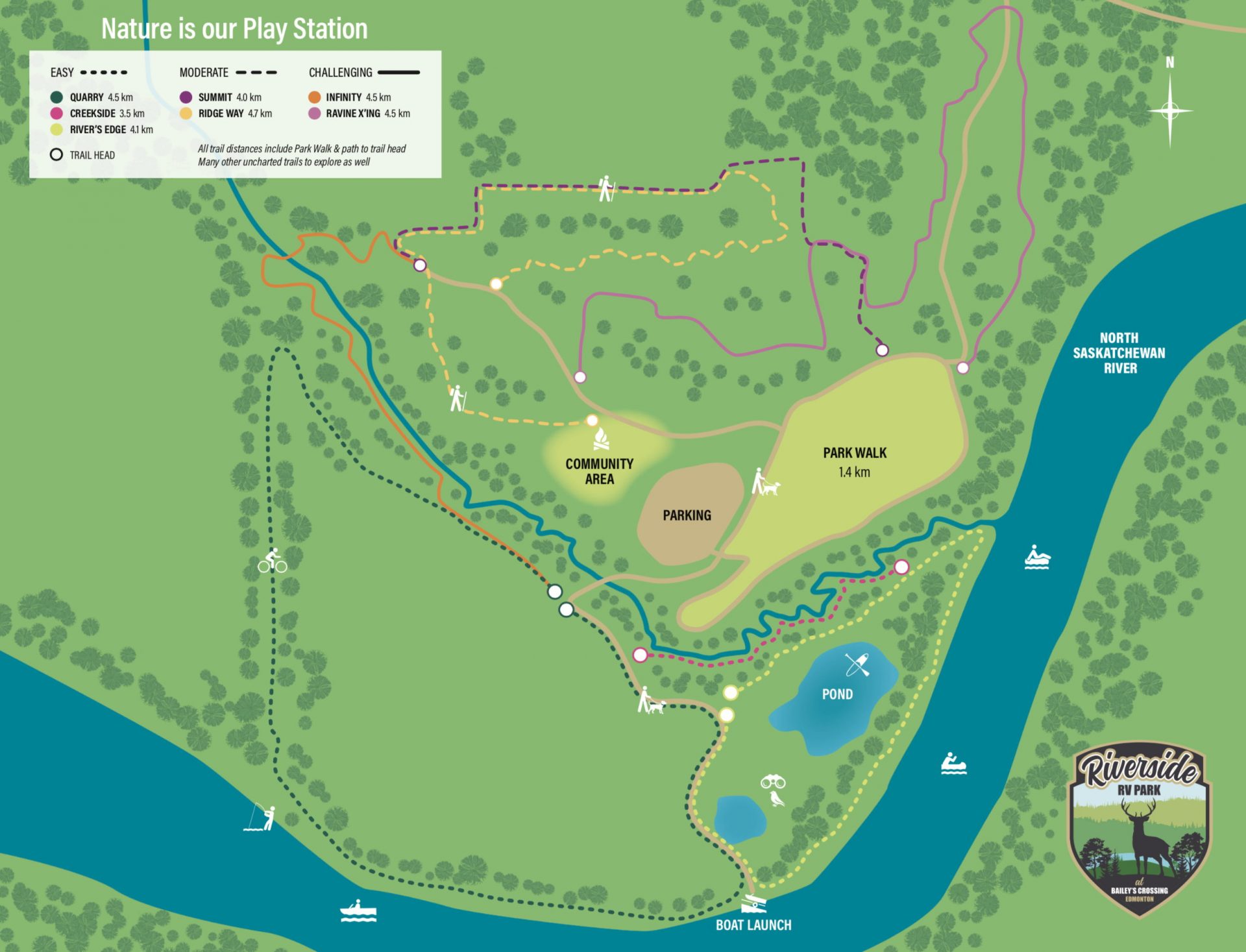 Riverside Trail Map 2020 