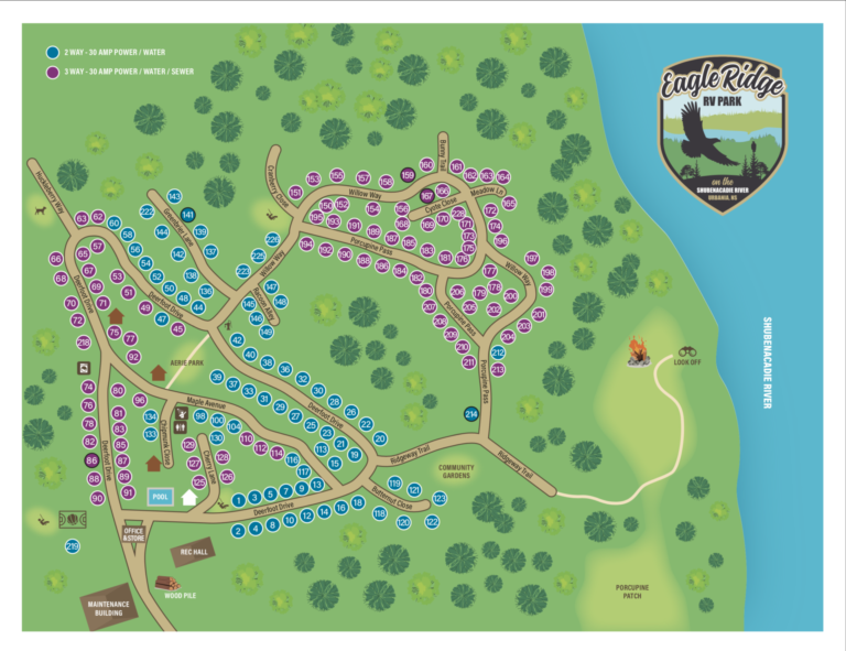 Park Map | Eagle Ridge RV Park